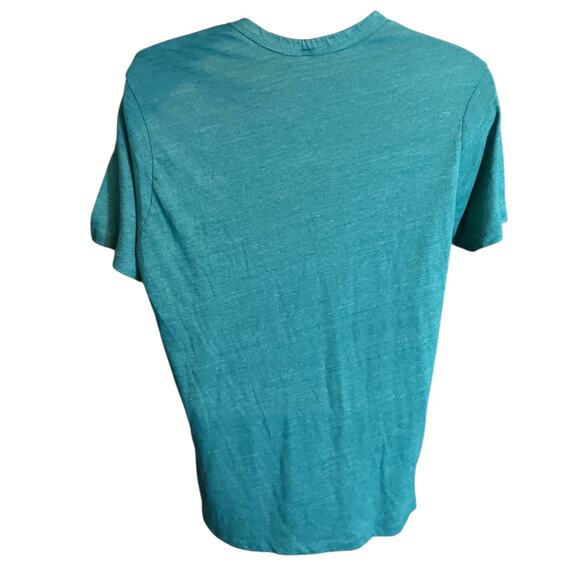 Alternative Apparel Teal Heather Crewneck T-Shirt XL Soft Eco Basic Tee - Picture 2 of 3